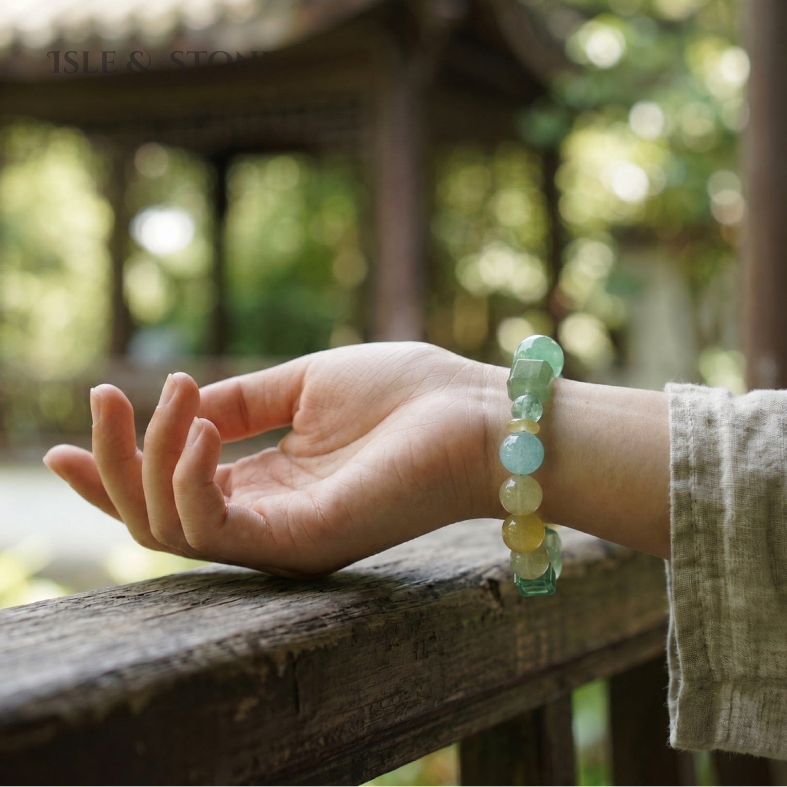Mist Over Forest Isle Bracelet