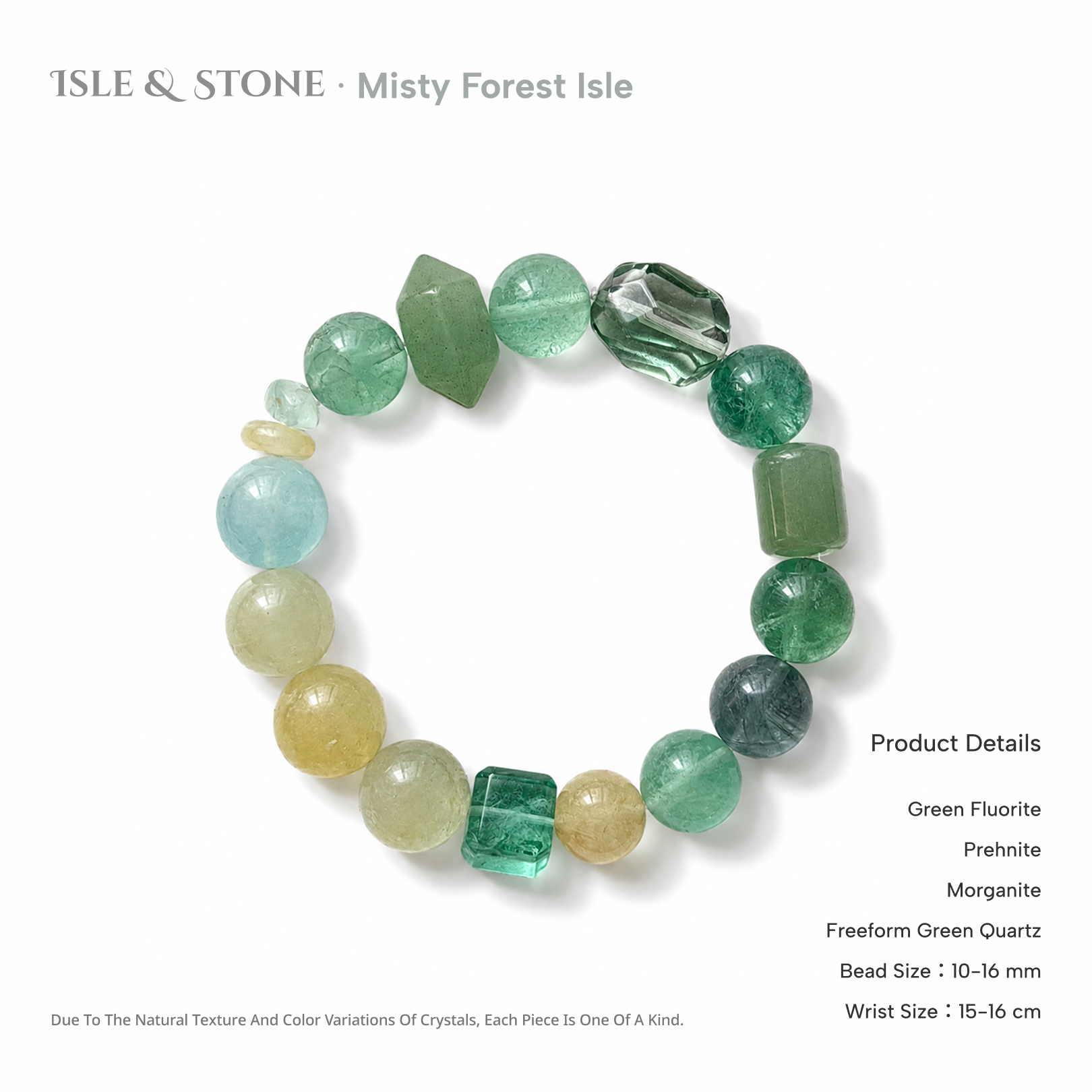 Mist Over Forest Isle Bracelet