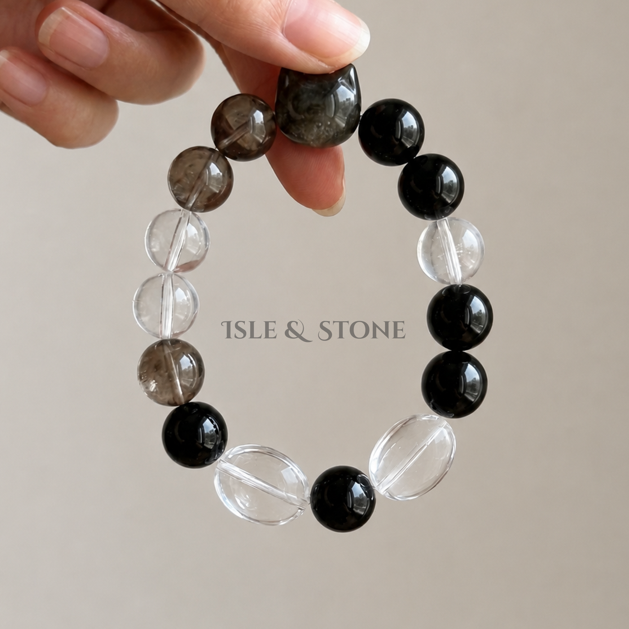 Obsidian Stillness Bracelet