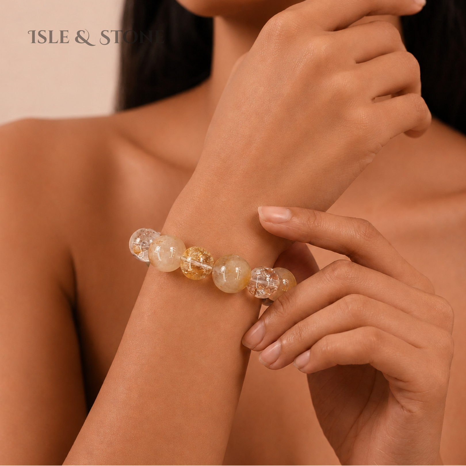 Warm Sand, Gathered Light Bracelet