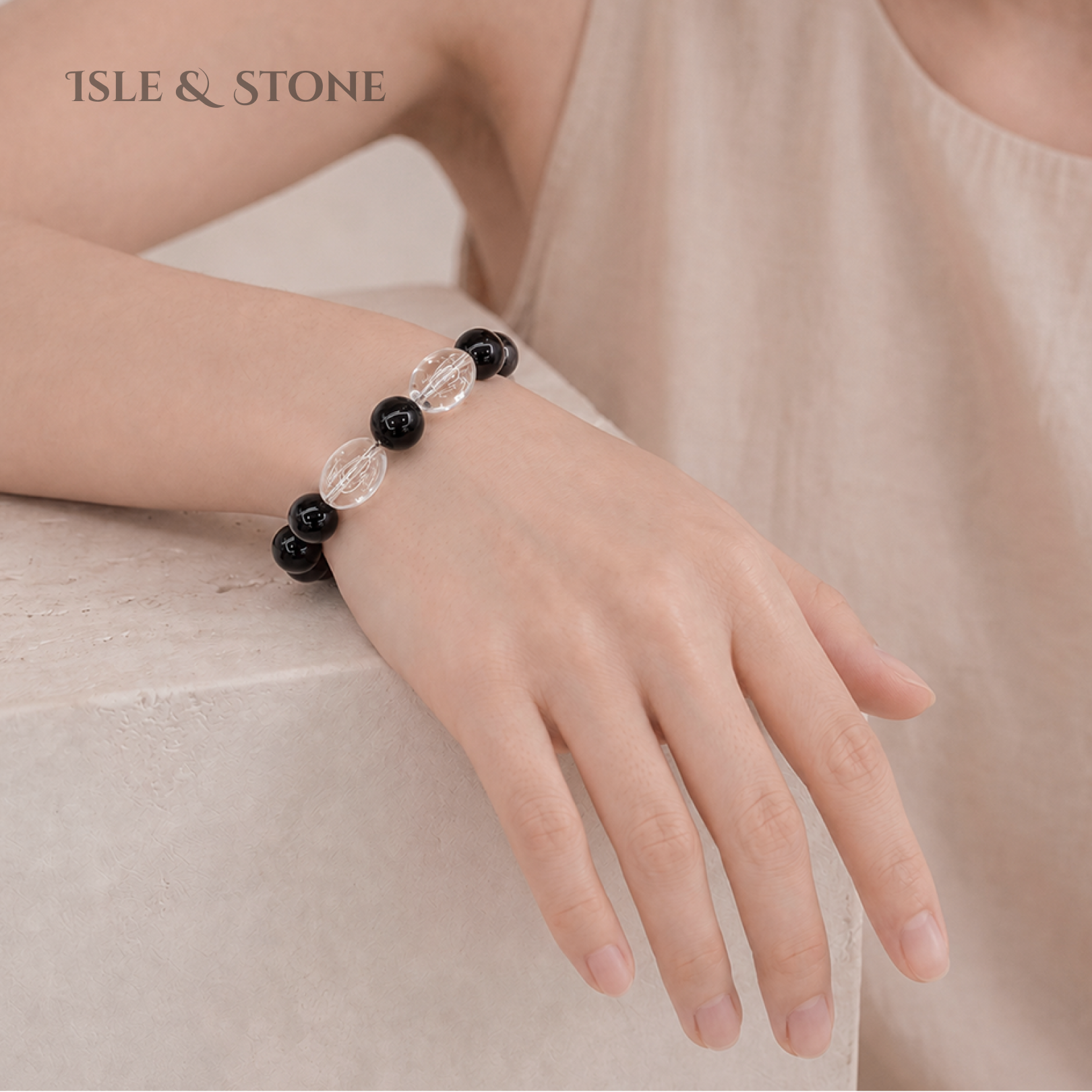 Obsidian Stillness Bracelet
