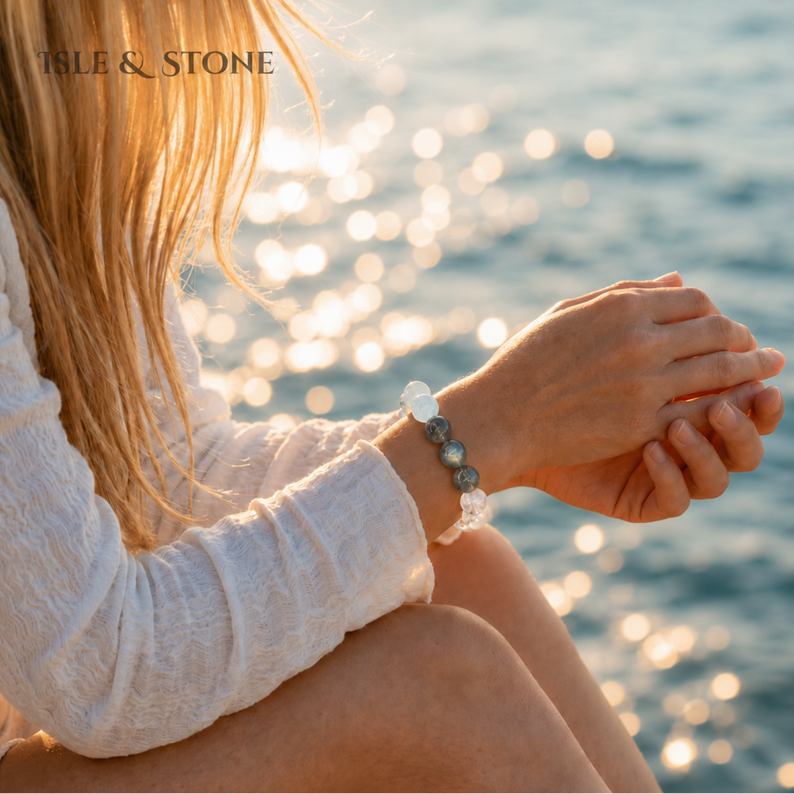 Blue Through the Mist Bracelet