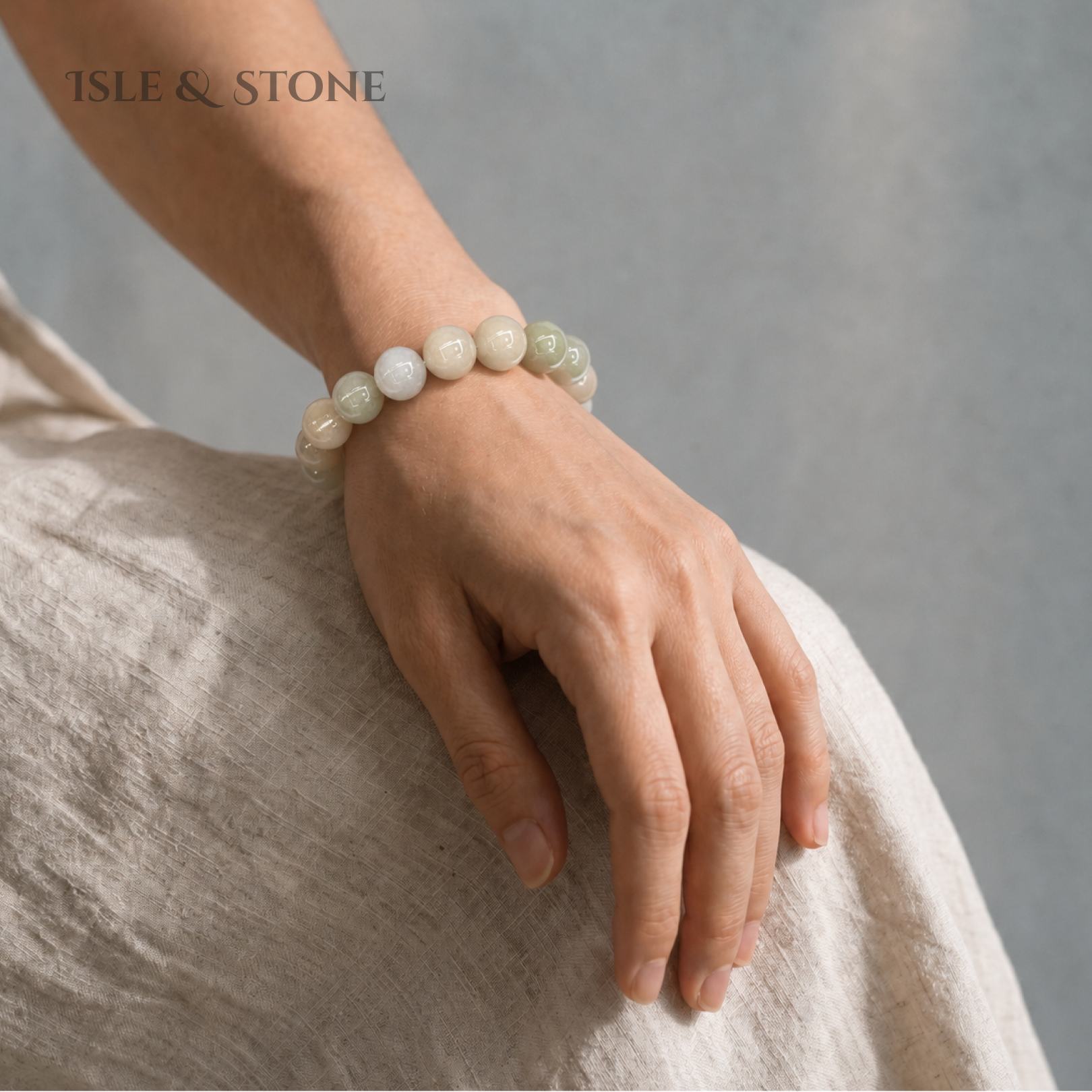 Moon Isle in White Bracelet