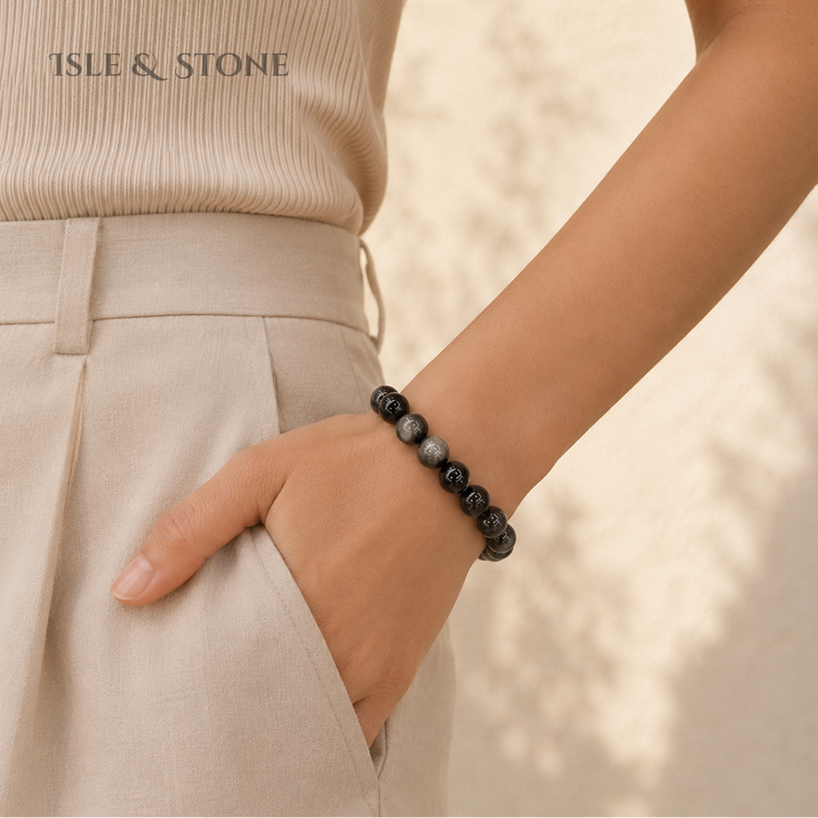 Silver Night on Stone Isle Bracelet