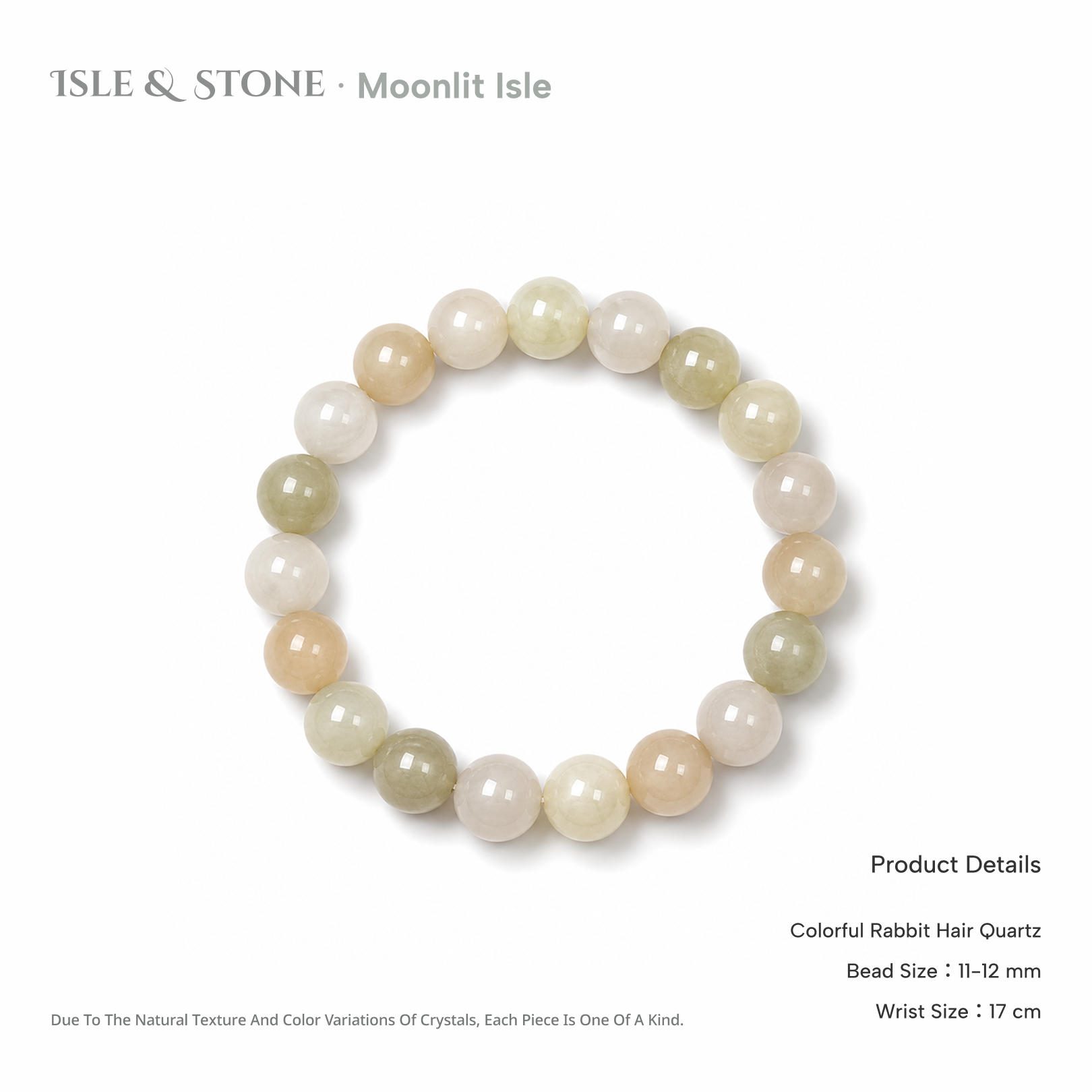 Moon Isle in White Bracelet