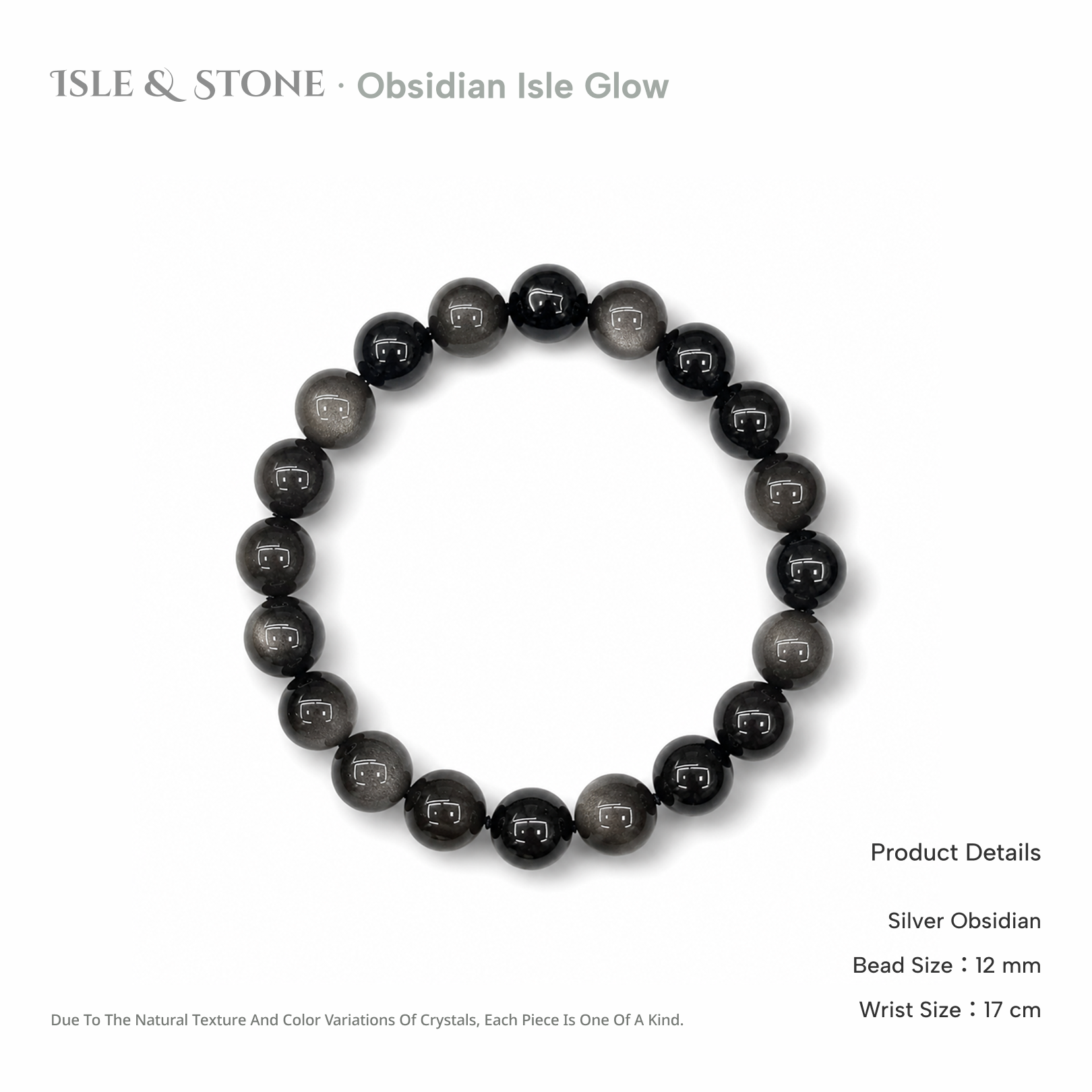 Silver Night on Stone Isle Bracelet