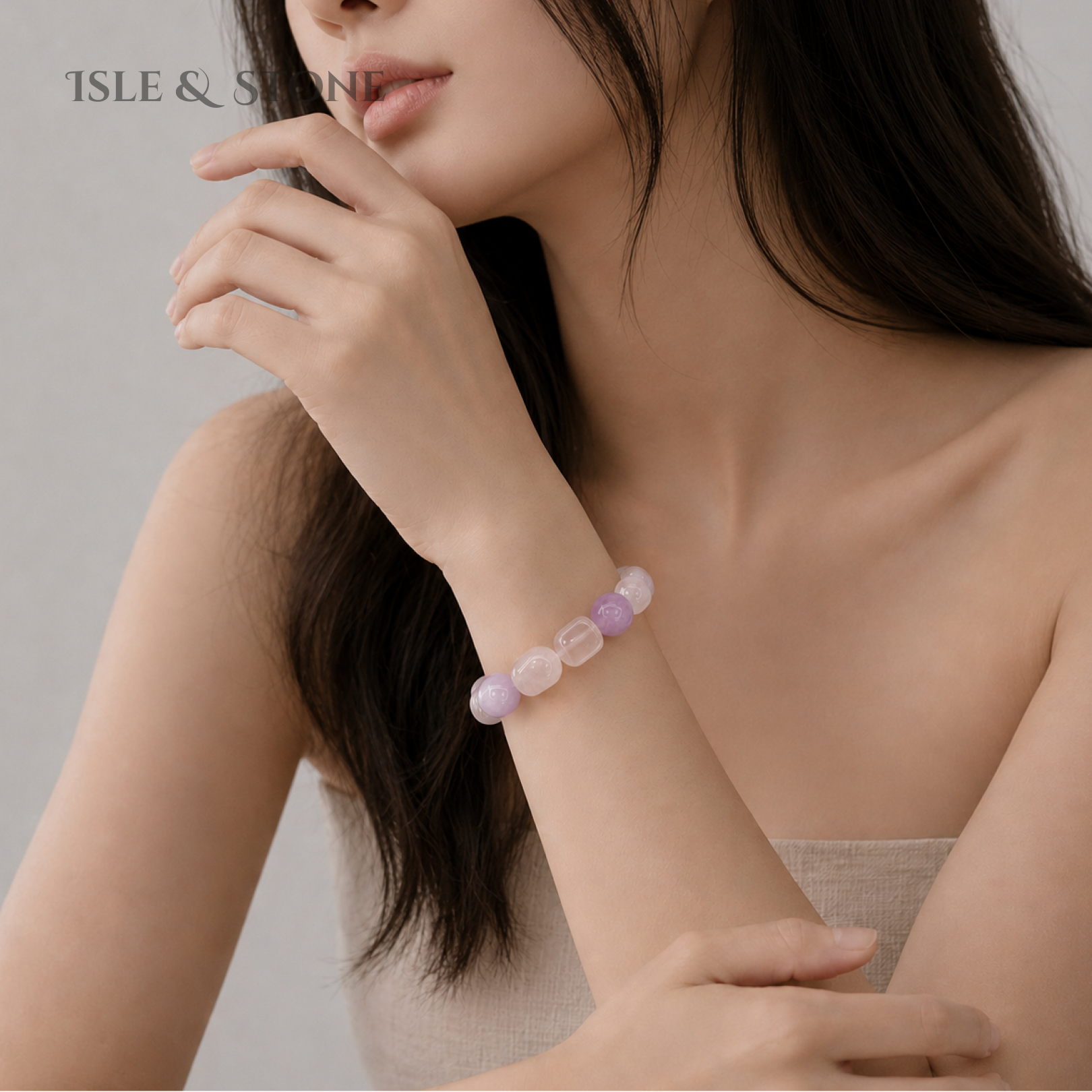 Moonlit Peach Shore Bracelet