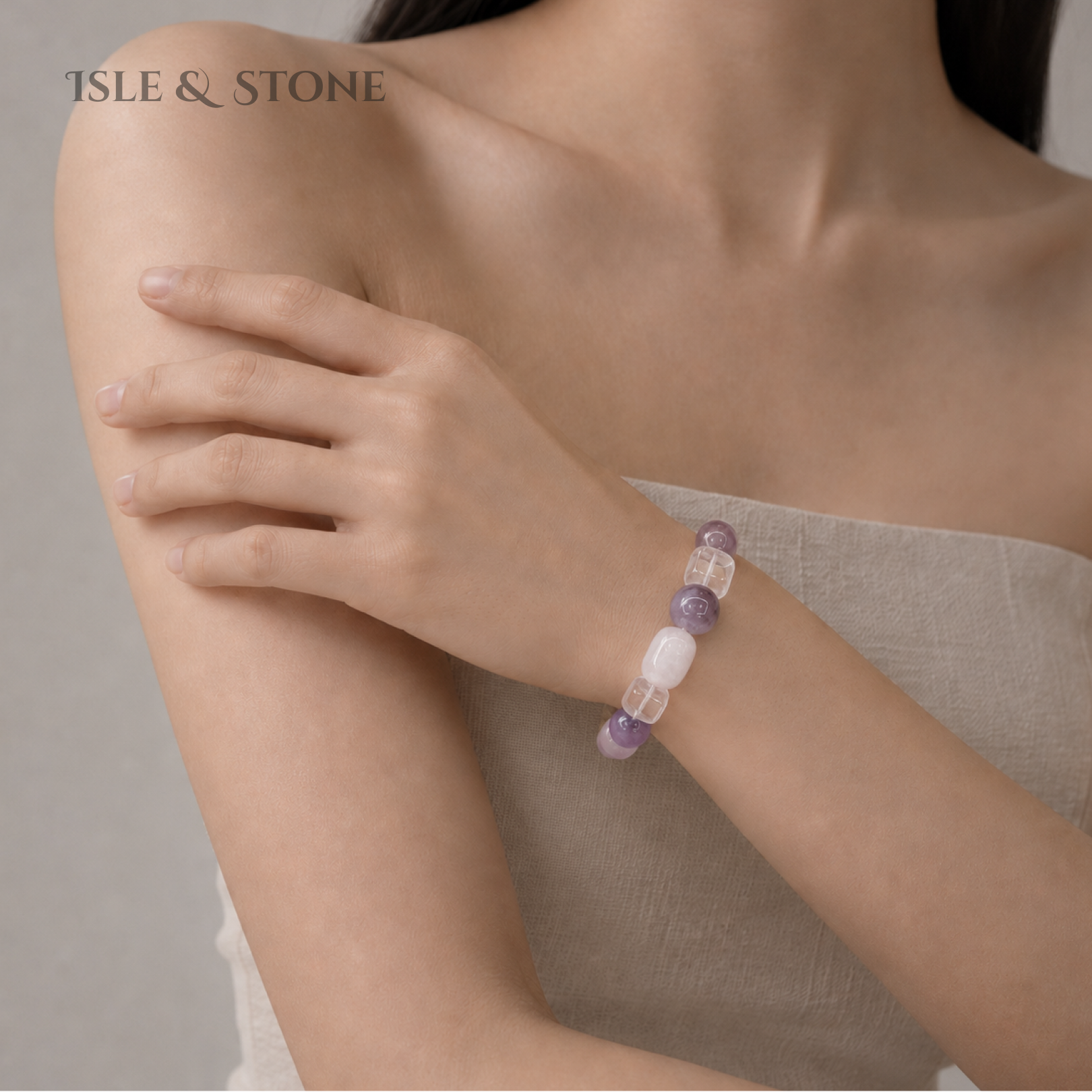 Moonlit Peach Shore Bracelet
