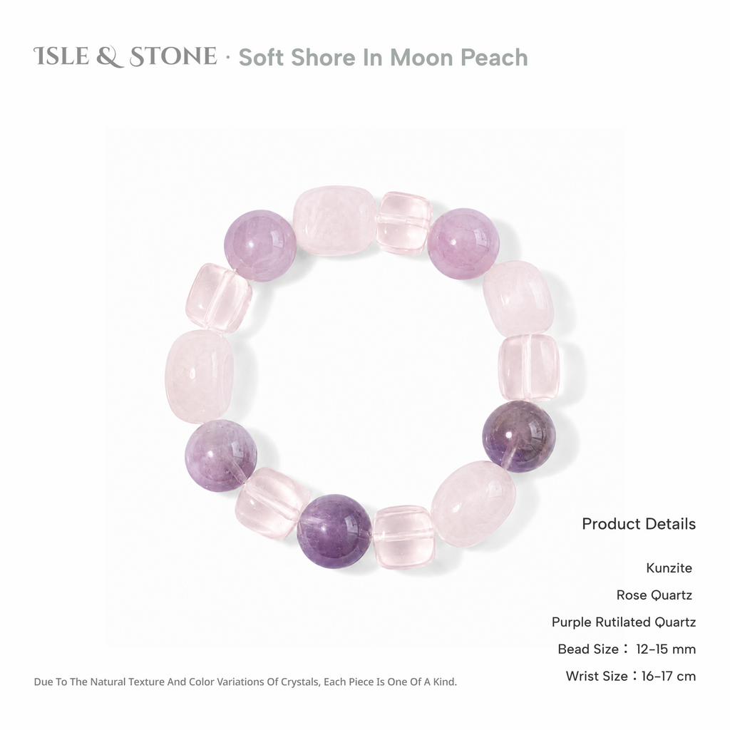 Moonlit Peach Shore Bracelet