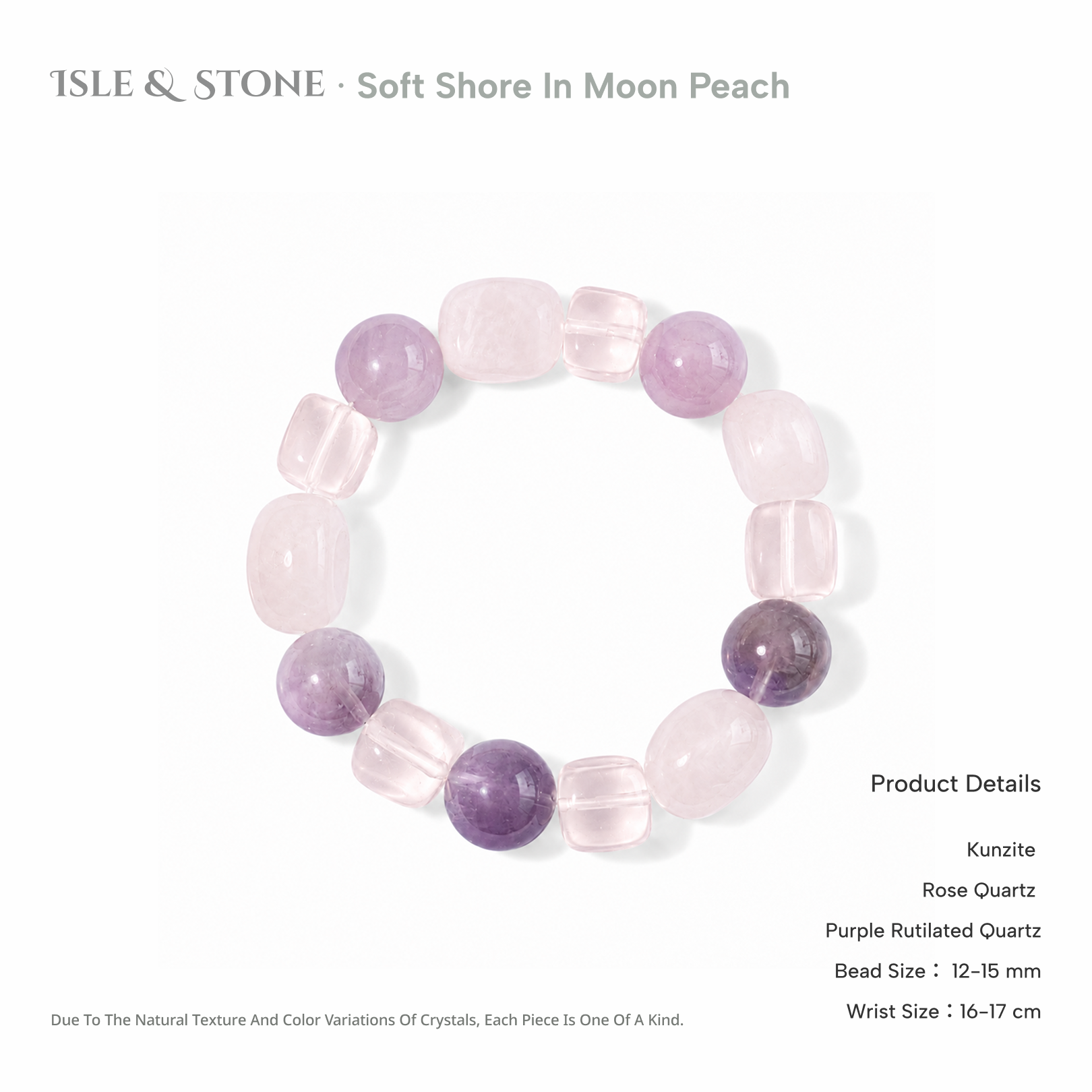 Moonlit Peach Shore Bracelet