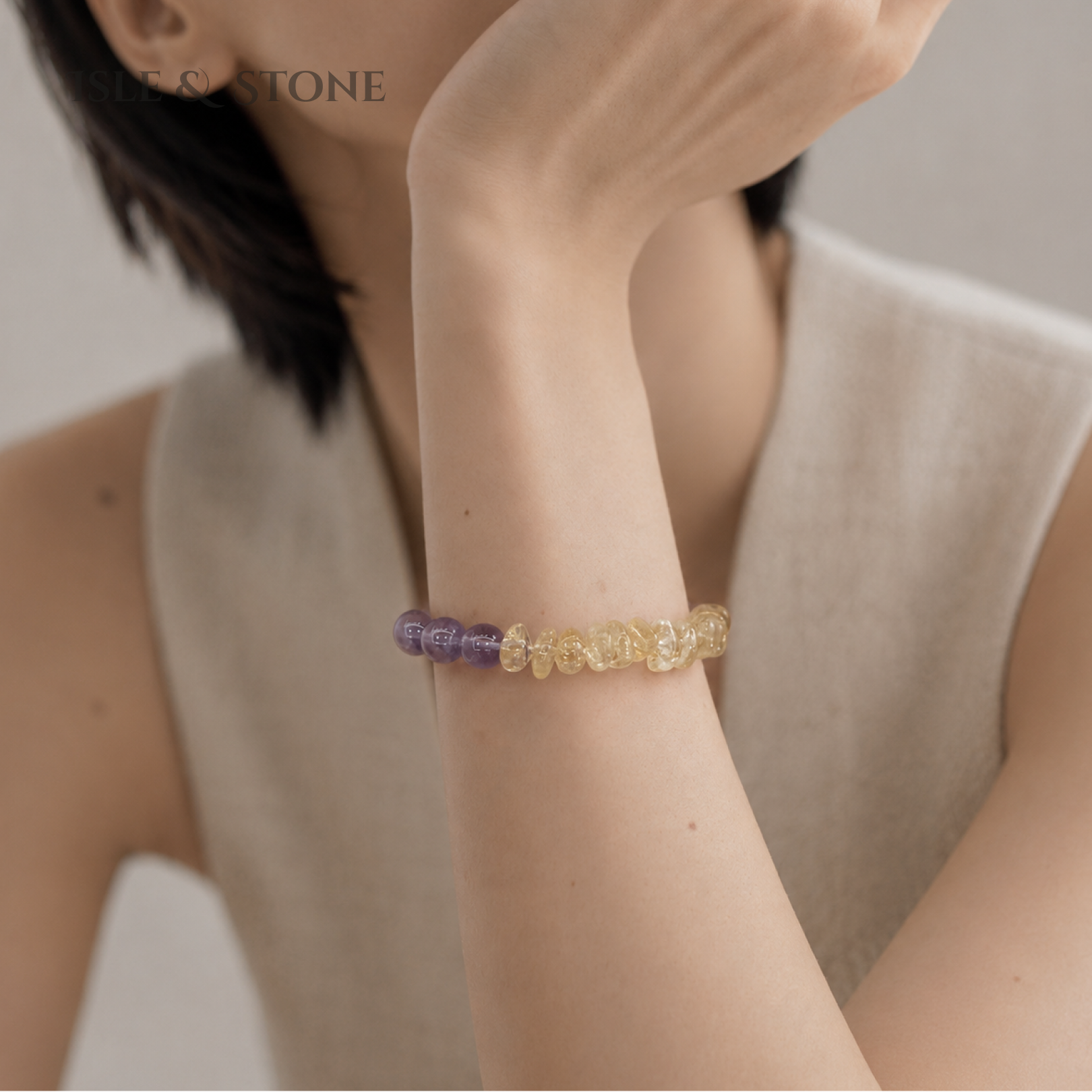 Clear Sky After Violet Mist Bracelet