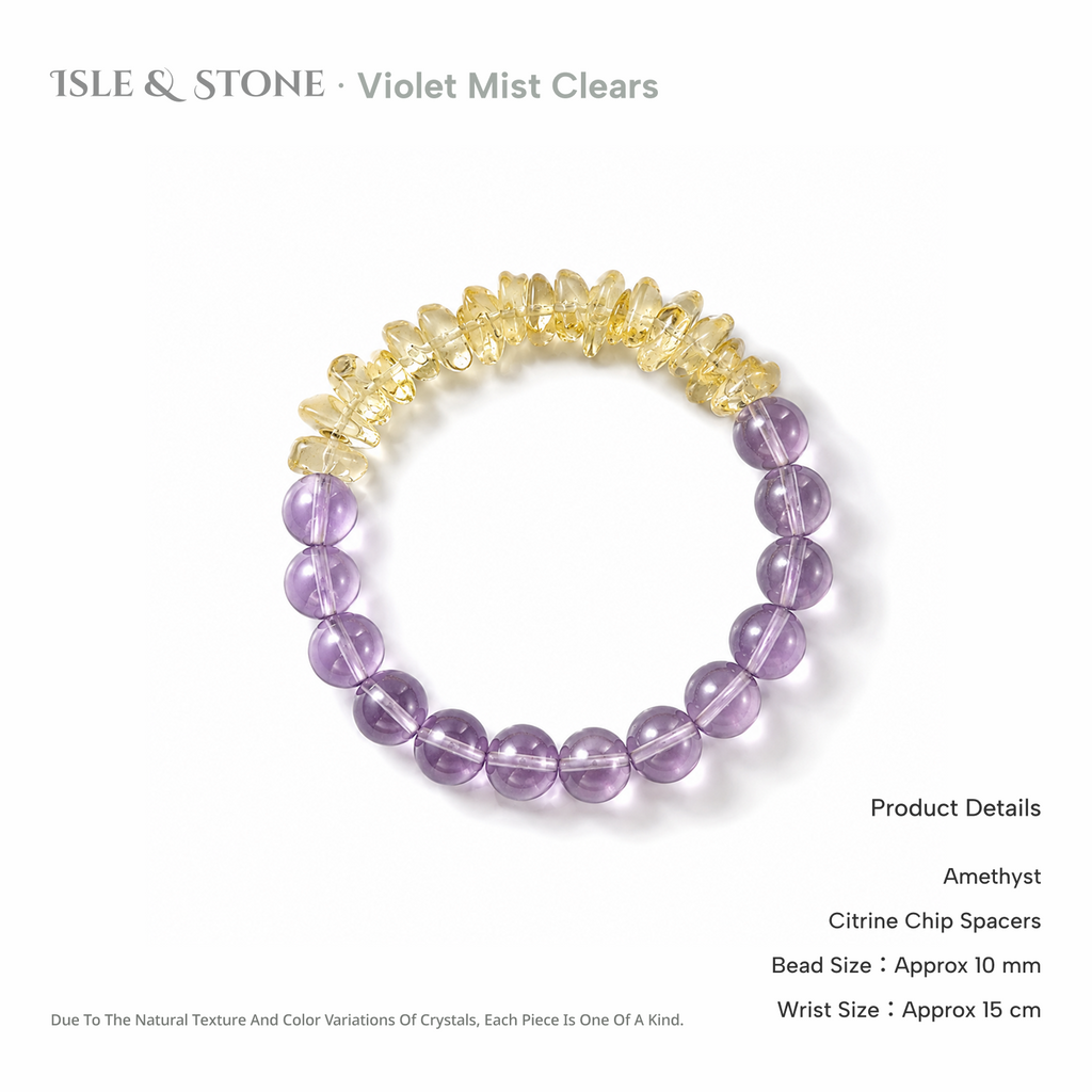 Clear Sky After Violet Mist Bracelet